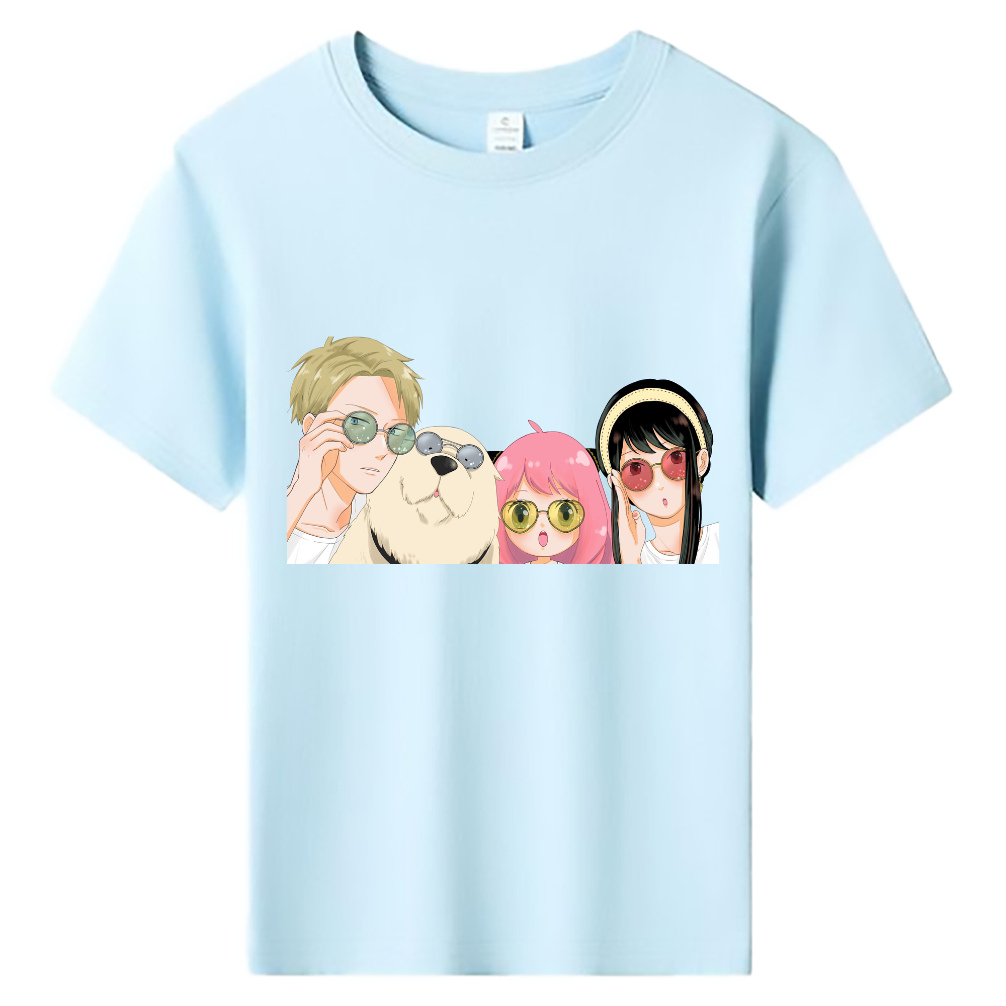 （画像用） SPY×FAMILY间谍家家酒 綿100％キッズTシャツ（フロントプリント）